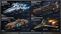 draw high quality spaceship concept