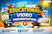 create educational project video presentations