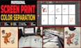 do screen print color separation for t shirt printing