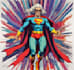 design an amazing superhero pop art