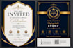create luxury wedding invitation card design