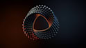 3d abstract animation 3d music visualizer 3d loop houdini gif motion graphics