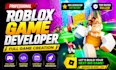 develop roblox full game creation, roblox scripter , roblox game developer