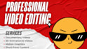 professionally edit your documentary videos
