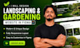 create responsive figma websites for landscaping and lawn care services