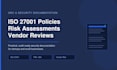 create iso 27001 security policies and risk assessment documents