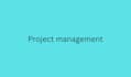 do project mnagement project manager