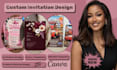do invitation design birthday invitation wedding invitation digital invitation