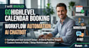 build gohighlevel calendar booking workflow automation ai chatbot