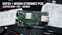 design esp32 w5500 ethernet pcb with jlcpcb bom and cpl files