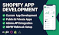 build a custom shopify app with gdpr compliant webhooks