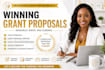 write a winning grant proposal grant application and funding request