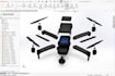 design scara robotic soft gripper, fpv drone payload mount quadcopter chassis