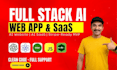 build ai website, ai web application, ai saas as full stack developer