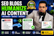 humanize chatgpt blog posts and optimize ai copy for SEO