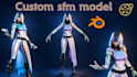 port, rig, custom gmod playermodels, l4d2 sfm model tf2, mmd, and 3d model