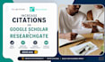 increase google scholar current, backdated citation, using researchgate