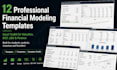 financial modeling toolkit, 12 professional excel templates