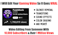 edit your youtube gaming video