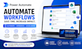 build power automate workflows, powerapps and sharepoint automation solutions