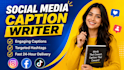 write social media content and catchy captions
