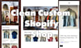 customize your cool clean shopify theme design streetwear