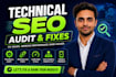 do technical SEO audit and fix website errors for ranking