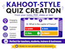 create engaging kahoot quiz questions from your material