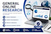 do professional online research and data collection