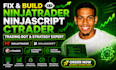 fix and build ninjatrader, ninjascript ctrader trading bot strategy expert