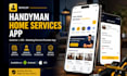 develop handyman home services app android ios booking service provider app