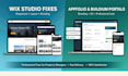 fix wix studio or appfolio buildium property portal