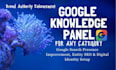 create a lifetime google knowledge panel for any category