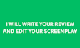 write screenplay and movie script