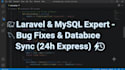 fix laravel bugs, optimize mysql queries, and resolve database schema con