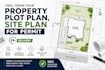 draw your property plot plan, site plan for permit in a day