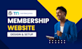 build wordpress membership or subscription site with memberpress and learndash