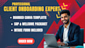 design an editable canva client welcome packet and onboarding guide
