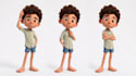 create 3d pixar character design custom character model cartoon