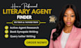 submit your book to active literary agent, write query letter and book proposal