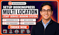 setup bookingpress multi location staff service booking system