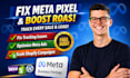 fix meta pixel, shopify facebook ads conversion tracking and meta ads tracking