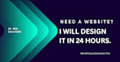 design a responsive one page business website in one day
