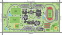 design business map, office map, mail map, market, store, school and campus maps