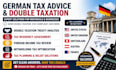 help with german double taxation, tax treaty and international tax issues
