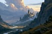 create fantasy landscape illustrations