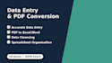 reliably assist for handling all your data entry and PDF conversion needs