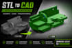 convert stl mesh or 3d scan into editable cad model