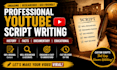 write engaging youtube scripts