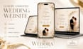 build a modern wedding website with countdown gallery and rsvp